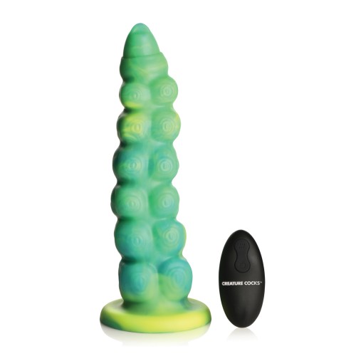 Creature Cocks Remote Control Vibrating Dildo Multi Color