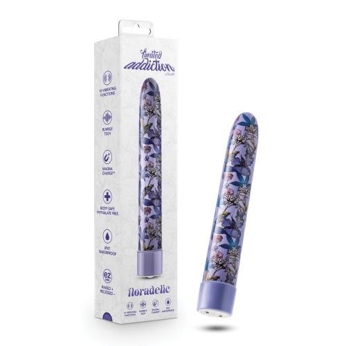 Floradelic 7" G-Spot Rechargeable Vibe - Purple