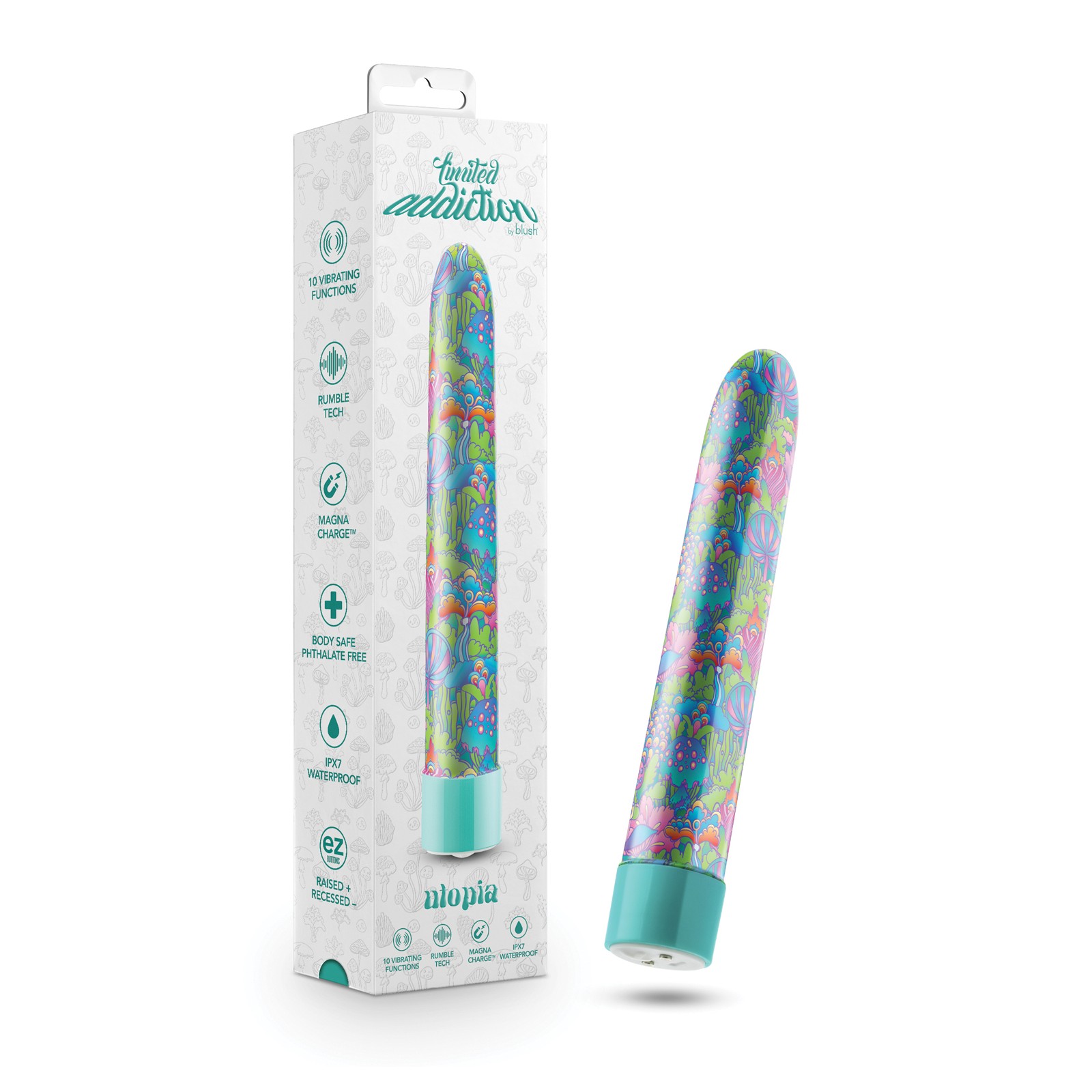 Vibrador Blush Limited Addiction Utopia para Placer