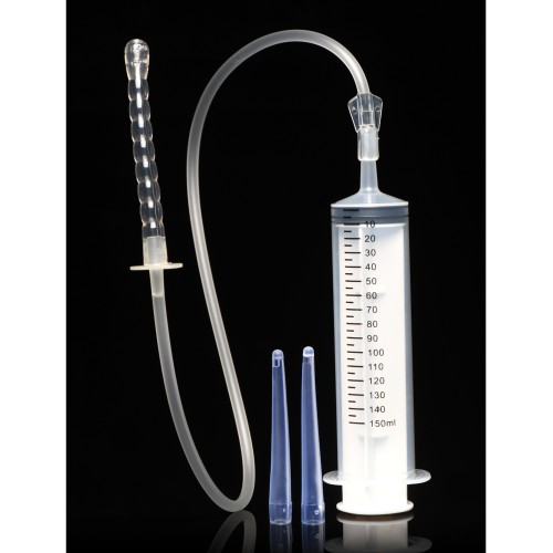 Cleanstream Enema Syringe with Attachments for Hygiene