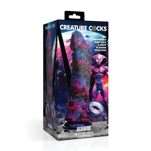 Creature Cocks Alienoid Silicone Dildo Multicolor