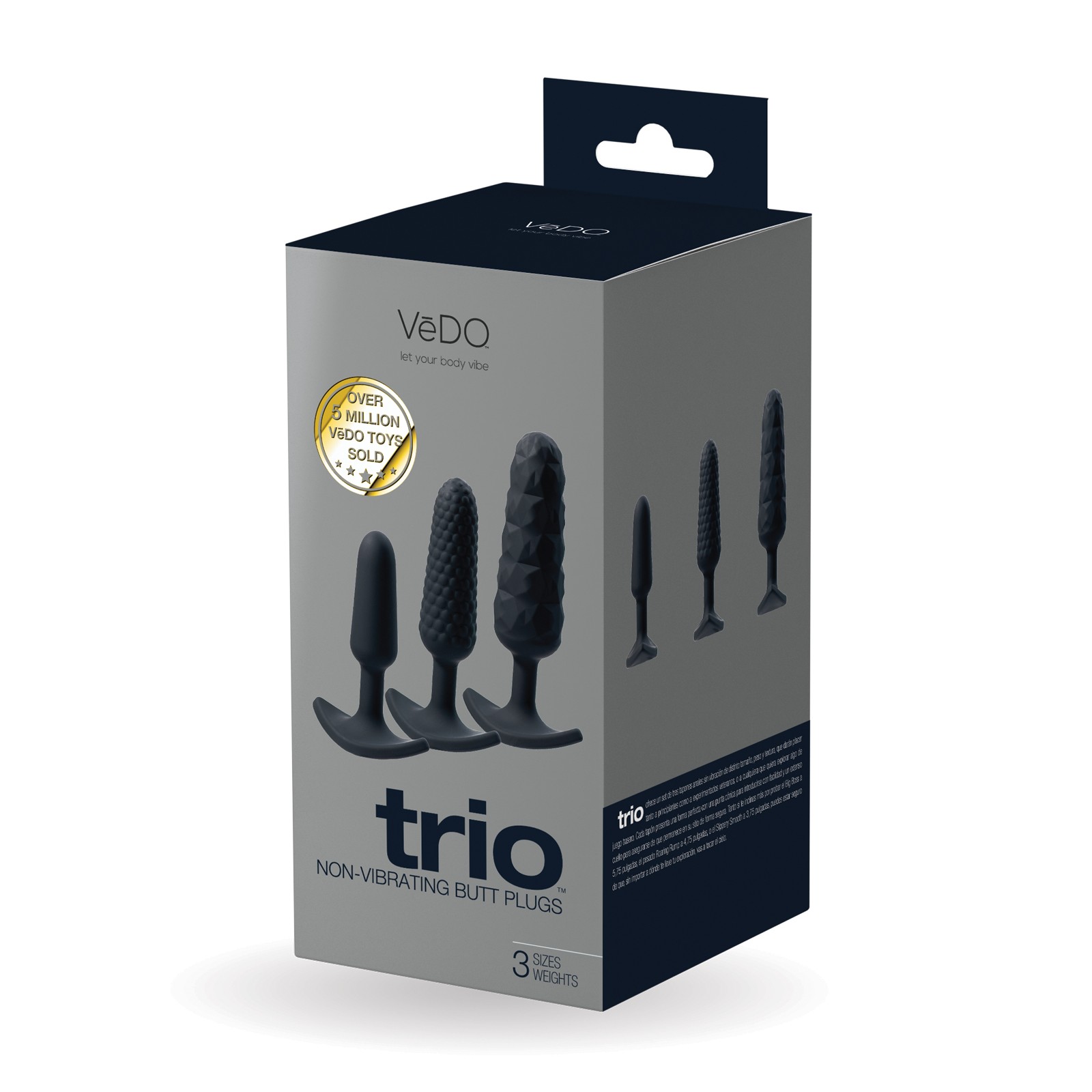 Set de Plug Anal VeDO Trio para Exploración Preferida