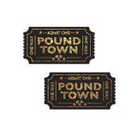 Pastease Premium Pound Town Glitter Black O/S