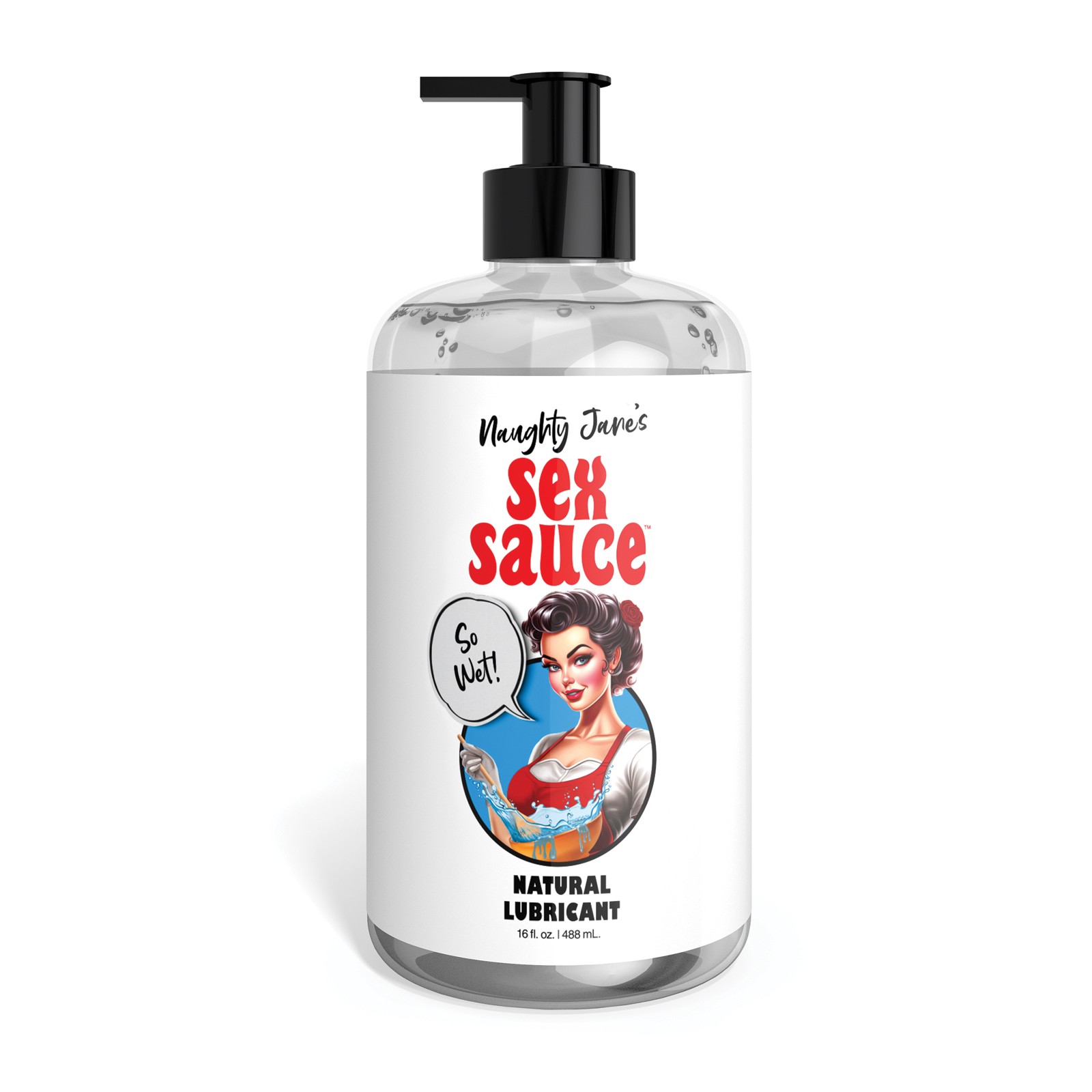 Naughty Jane's Sex Sauce Natural Lubricant - 16 oz