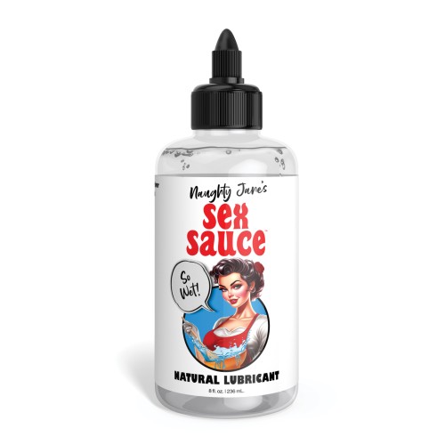 Lubricante Natural Naughty Jane's Sex Sauce 8 oz