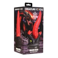 Creature Cocks Dragon Roar Dildo Red