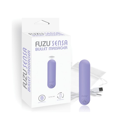 Masajeador de Bala Recargable Fuzu Sensa Activado - Morado Pastel