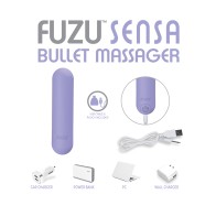 Masajeador de Bala Recargable Fuzu Sensa Activado - Morado Pastel