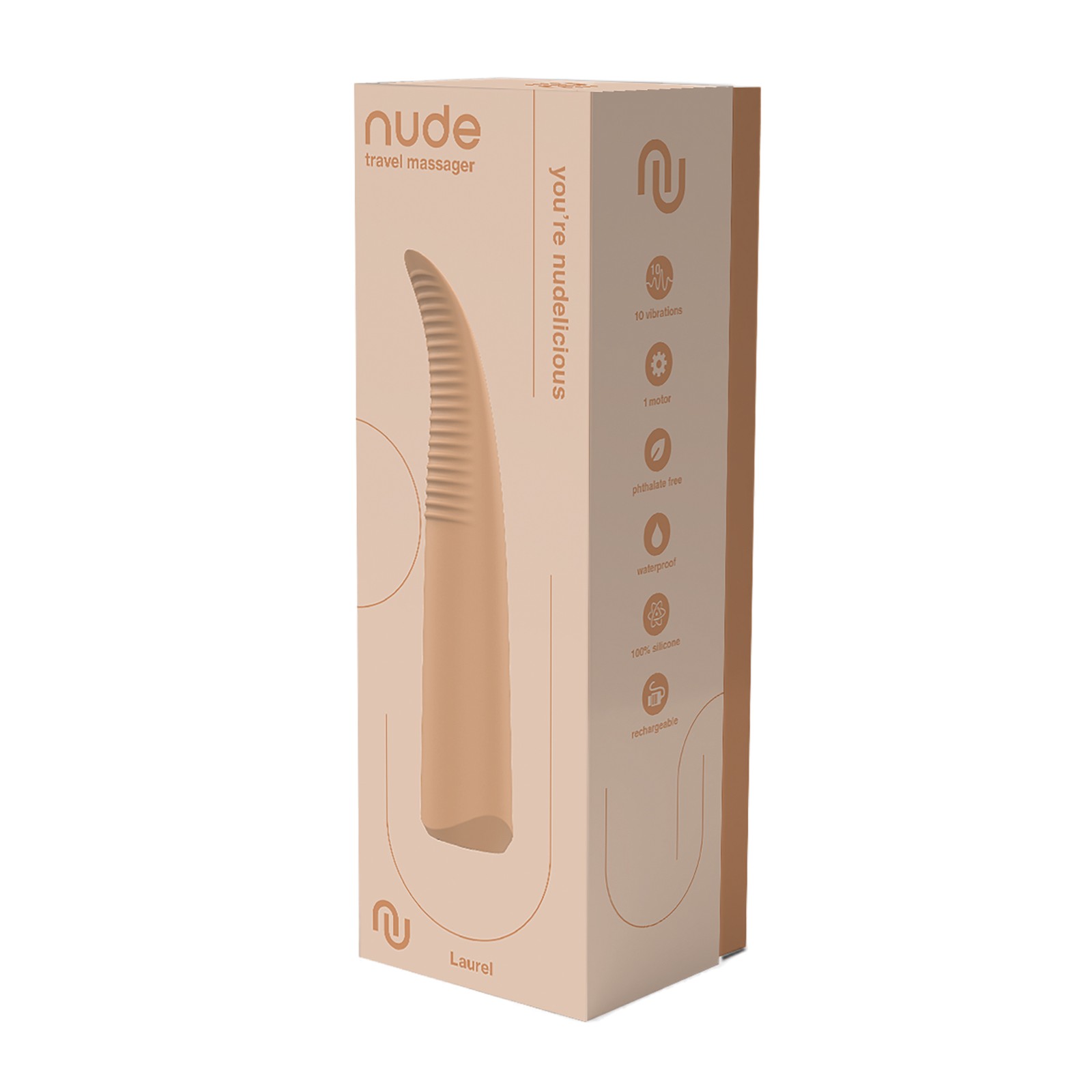 NUDE Laurel Rechargeable Massager for Ultimate Relaxation