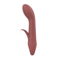 NUDE Sierra Rechargeable G-Spot Duo Vibrator Peach