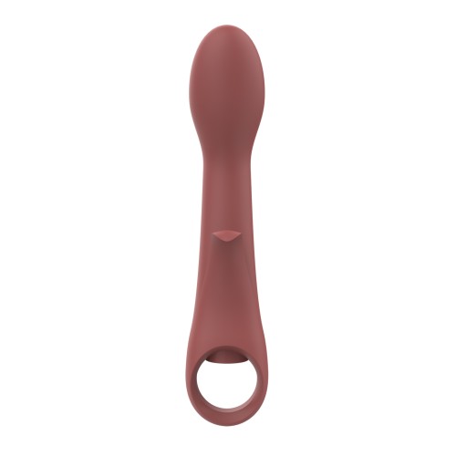 NUDE Sierra Rechargeable G-Spot Duo Vibrator Peach