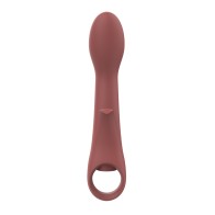 NUDE Sierra Rechargeable G-Spot Duo Vibrator Peach