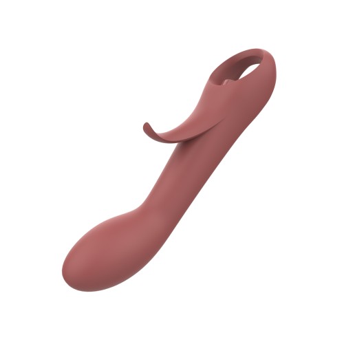 NUDE Sierra Rechargeable G-Spot Duo Vibrator Peach