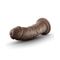 Blush Dr. Skin Silicone Dr. Shepherd 8" Dildo w/Suction Cup - Chocolate - Realistic Pleasure