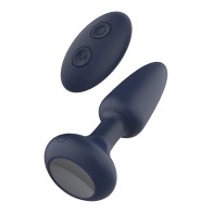 Star Troopers Venus Rotating Anal Plug with Remote - Black