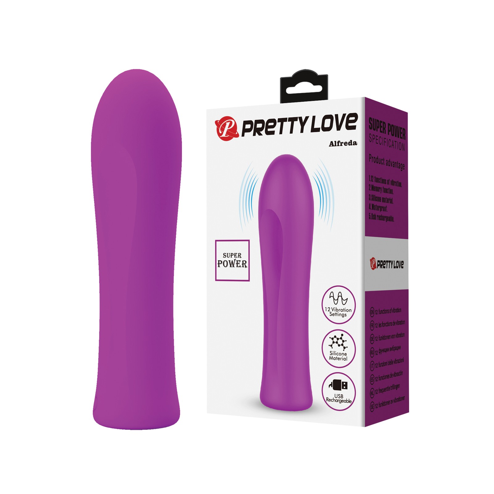 Pretty Love Alfreda Fuchsia Bullet Vibrator