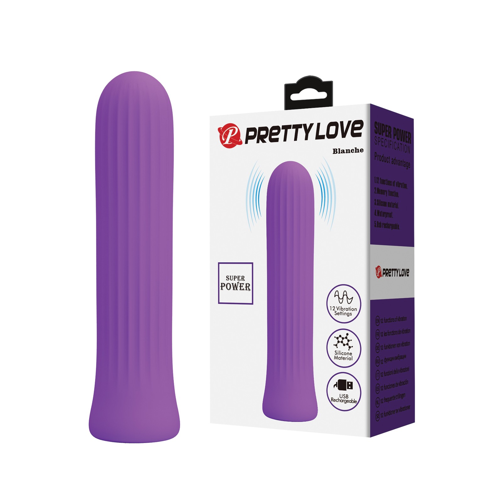 Pretty Love Super Power Blanche Bullet - Purple