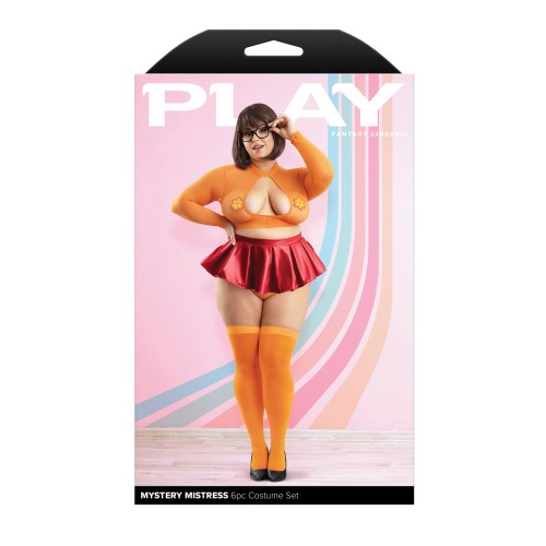 Play Mystery Mistress 6 pc Set - Orange/Red