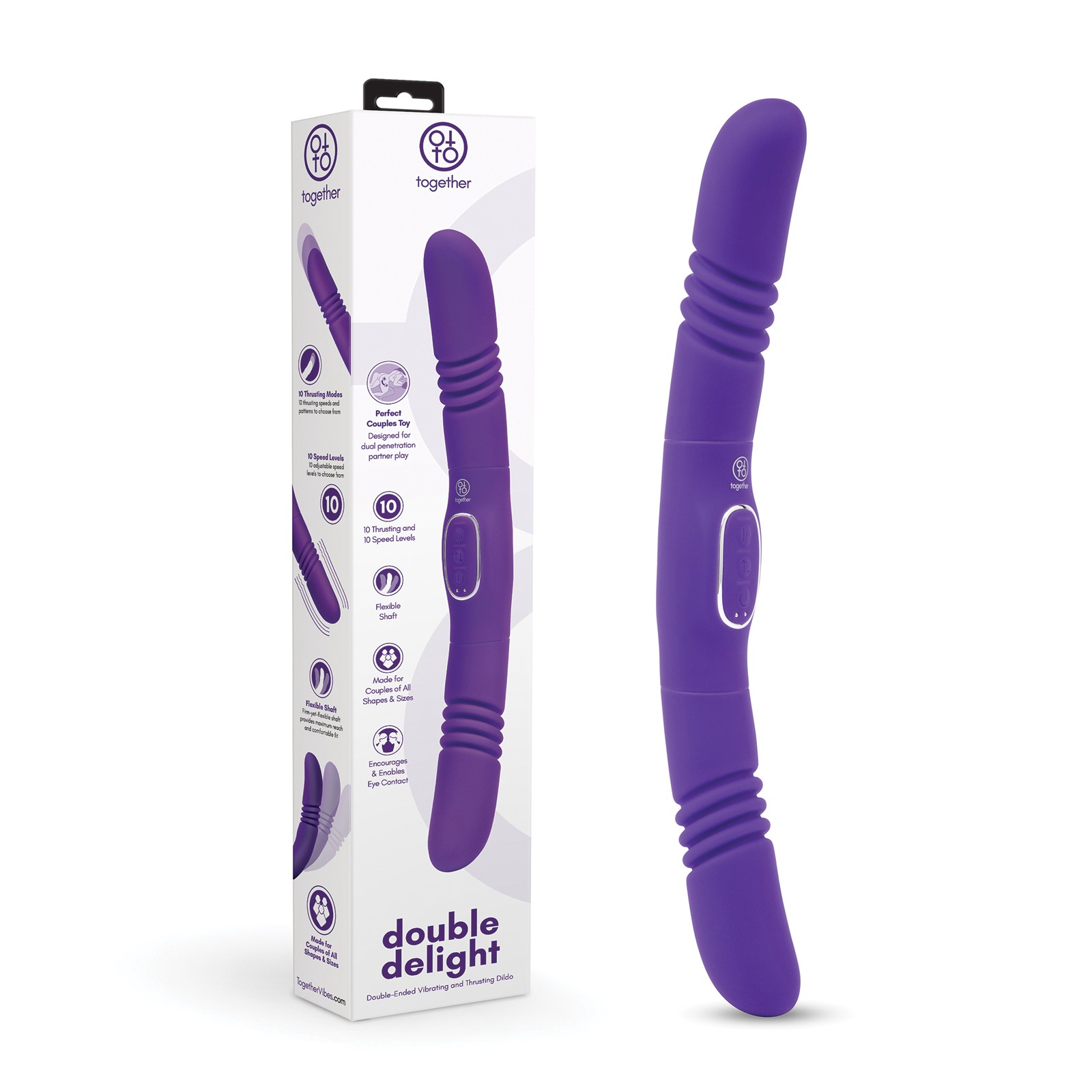 Vibrador Doble Delight para Parejas para Placer Supremo