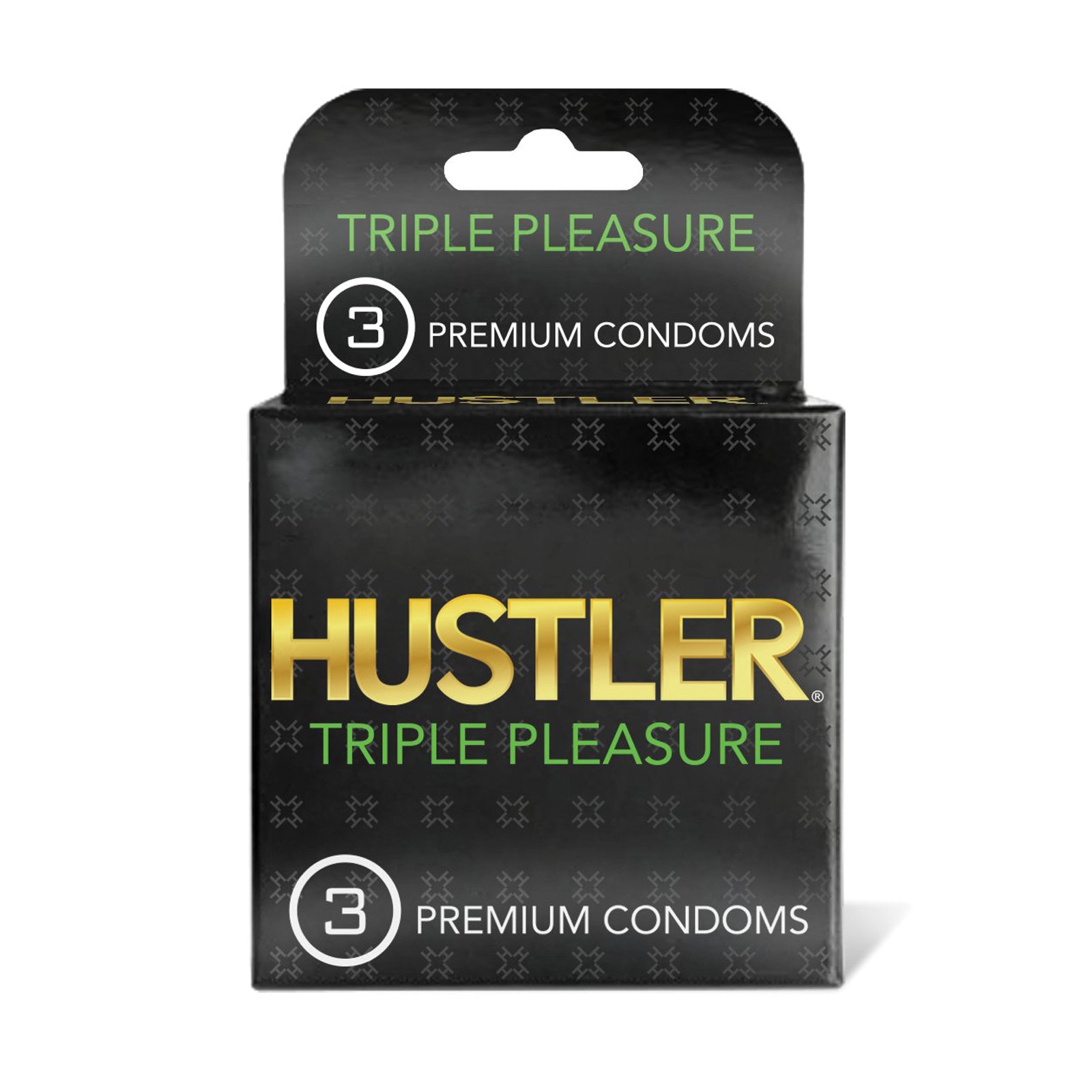 Condones Premium Hustler Triple Placer Pack de 3