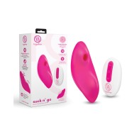 Together Suck N' Go Remote Controlled Panty Vibrator - Pink