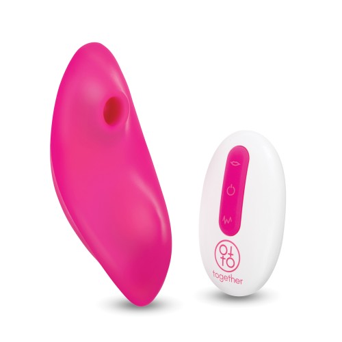 Together Suck N' Go Remote Controlled Panty Vibrator - Pink