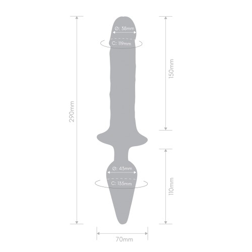 Dildo y Plug Anal Double Pleasure