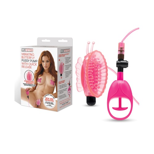 Lux Fetish Vibrating Butterfly Pussy Pump