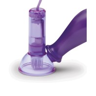 Lux Fetish Vibrating Nipple Suckers with Remote Control