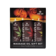 Earthly Body Holiday Massage Oil Gift Set for Sensual Moments