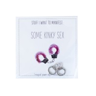 Kinky Sex Mini Cards and Charm for Manifestation