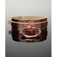 Pleasure Collection Adjustable Collar Rose Gold - Stylish Bondage