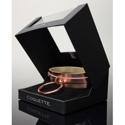 Pleasure Collection Adjustable Collar Rose Gold - Stylish Bondage