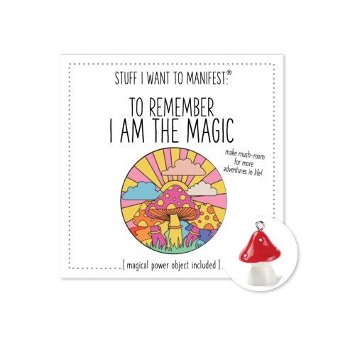 Warm Human I Am The Magic Mini Card Charm