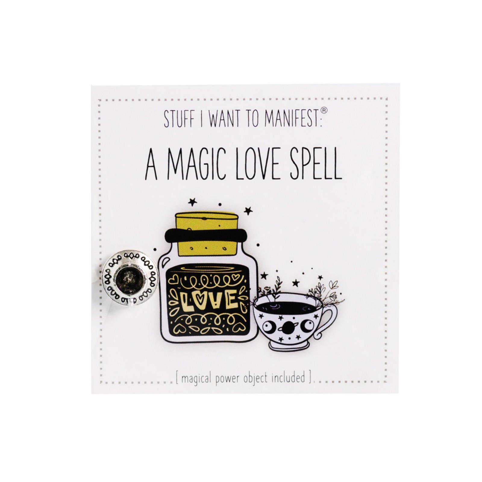 Warm Human Magic Love Spell Mini Card Charm