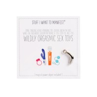 Warm Human Wildly Orgasmic Mini Card Charm Sex Toy