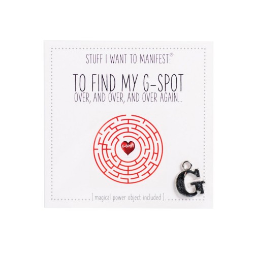 Warm Human Find My G Spot Mini Card and Charm