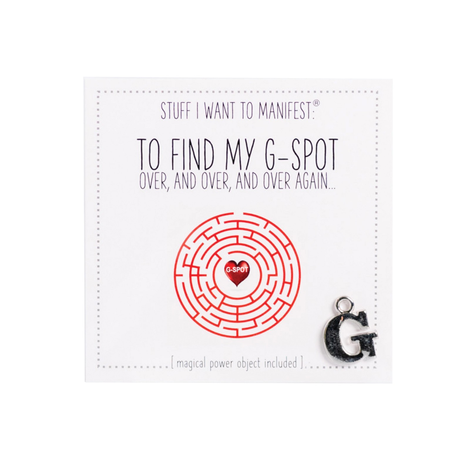 Warm Human Find My G Spot Mini Card and Charm