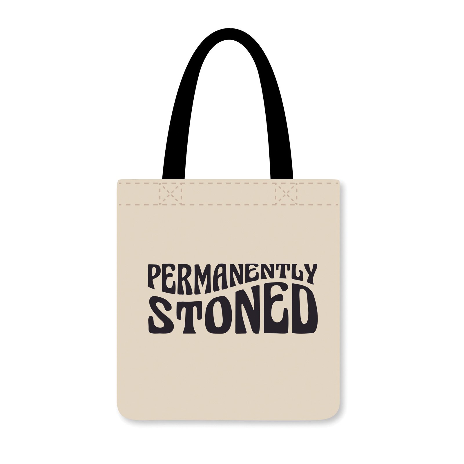 Bolsa Reutilizable Permanently Stoned - Negro/Blanco