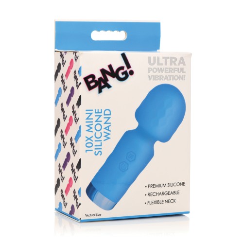 Bang Mini Silicone Wand Blue