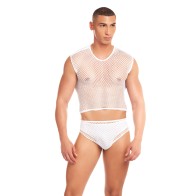 Rainbow Party Net-Flex Large Mesh Set - White L/XL