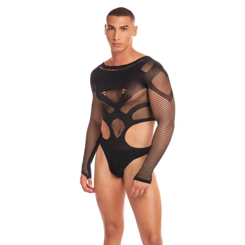 Bodysuit Rainbow Party Out of Orbit - Negro