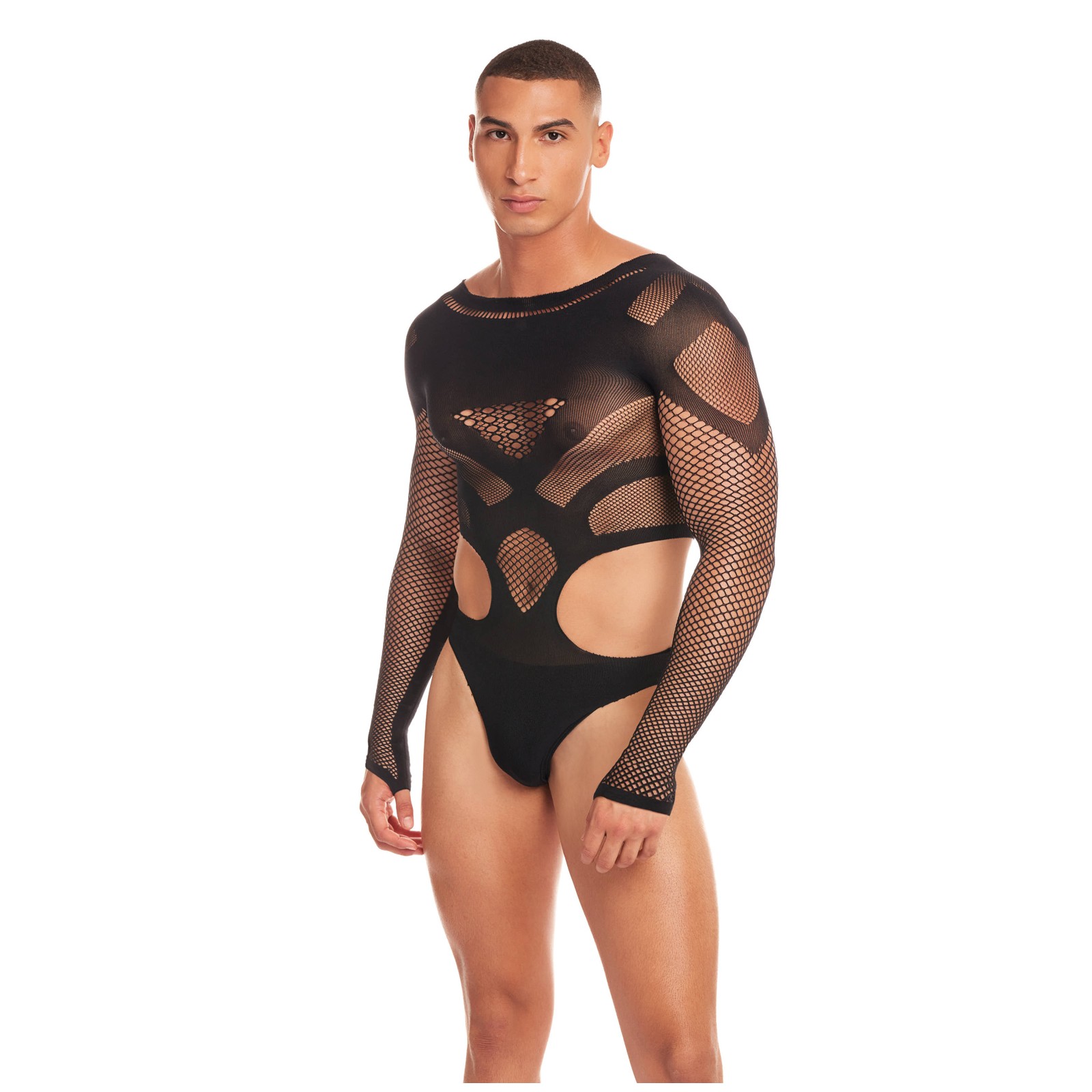 Bodysuit Rainbow Party Out of Orbit - Negro