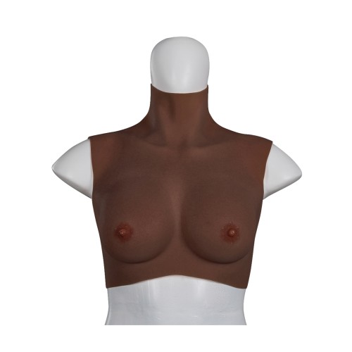 Forma de Pecho Ultra Realista Talla B Pequeña Negra - XX-DREAMTOYS