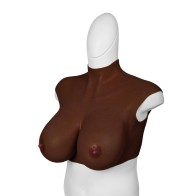 XX-DREAMTOYS Ultra Realistic H Cup Breast Form Black