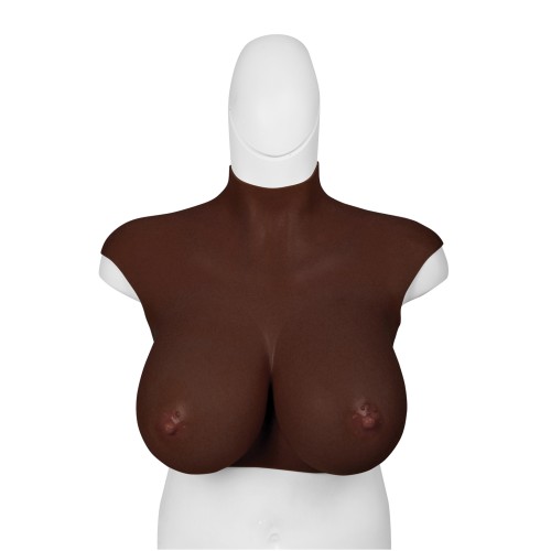 XX-DREAMTOYS Ultra Realistic H Cup Breast Form Black