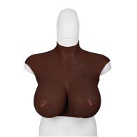 XX-DREAMTOYS Ultra Realistic H Cup Breast Form Black