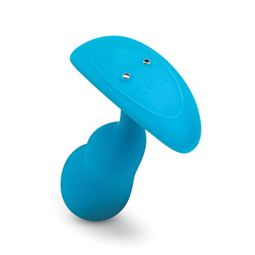 b-Vibe Plug Snug P-Spot Control Remoto Azul