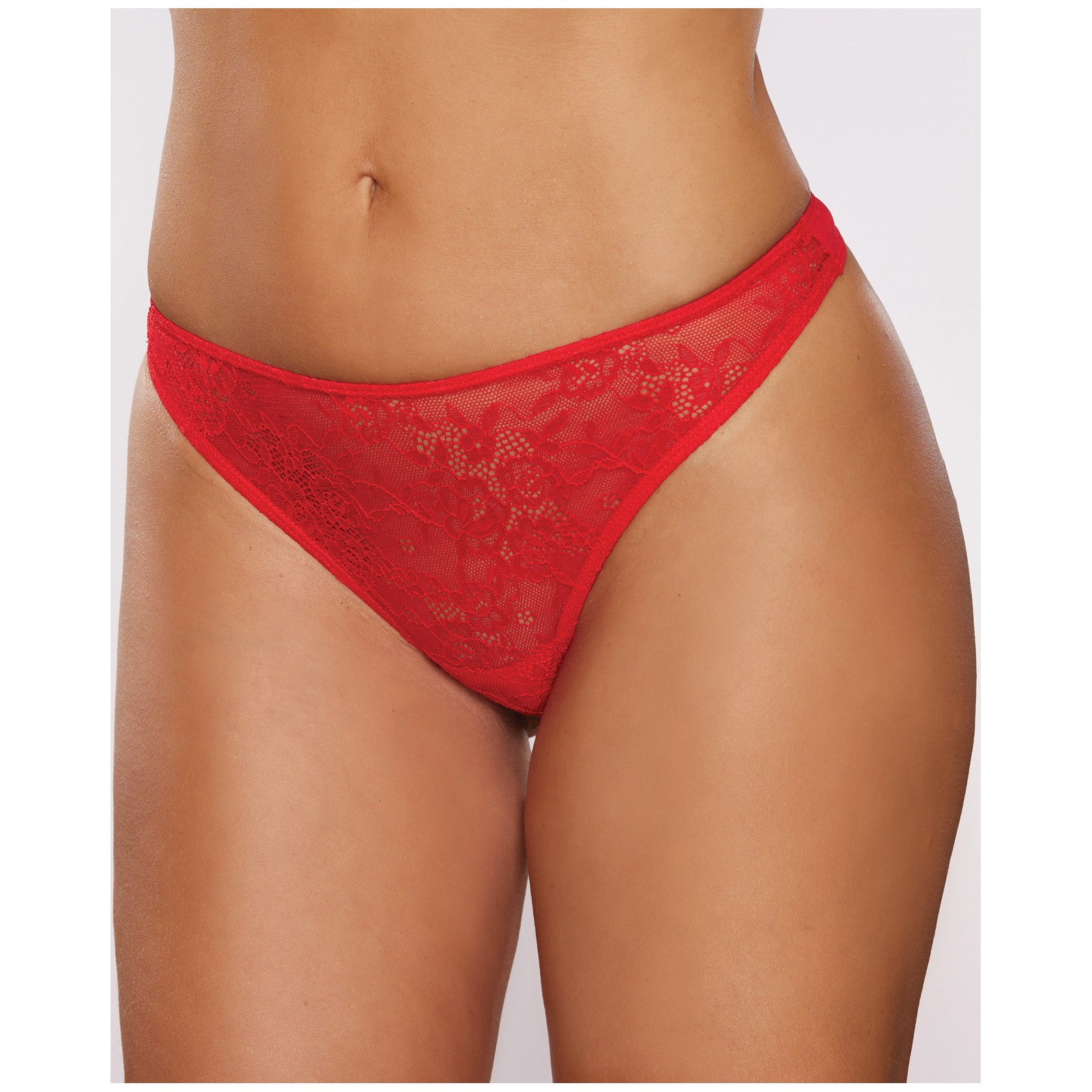 Allure Bow Thong Red O/S