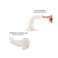 Curved Suction Cup Gold Dildo - Pleasure Extravaganza